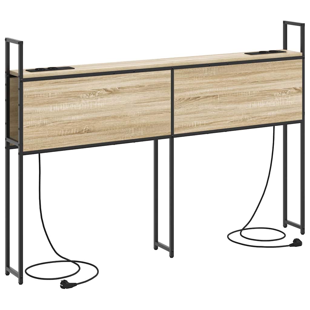 Säilytyspääty päätyllä Sonoma tammi 150 cm Tekninen puu