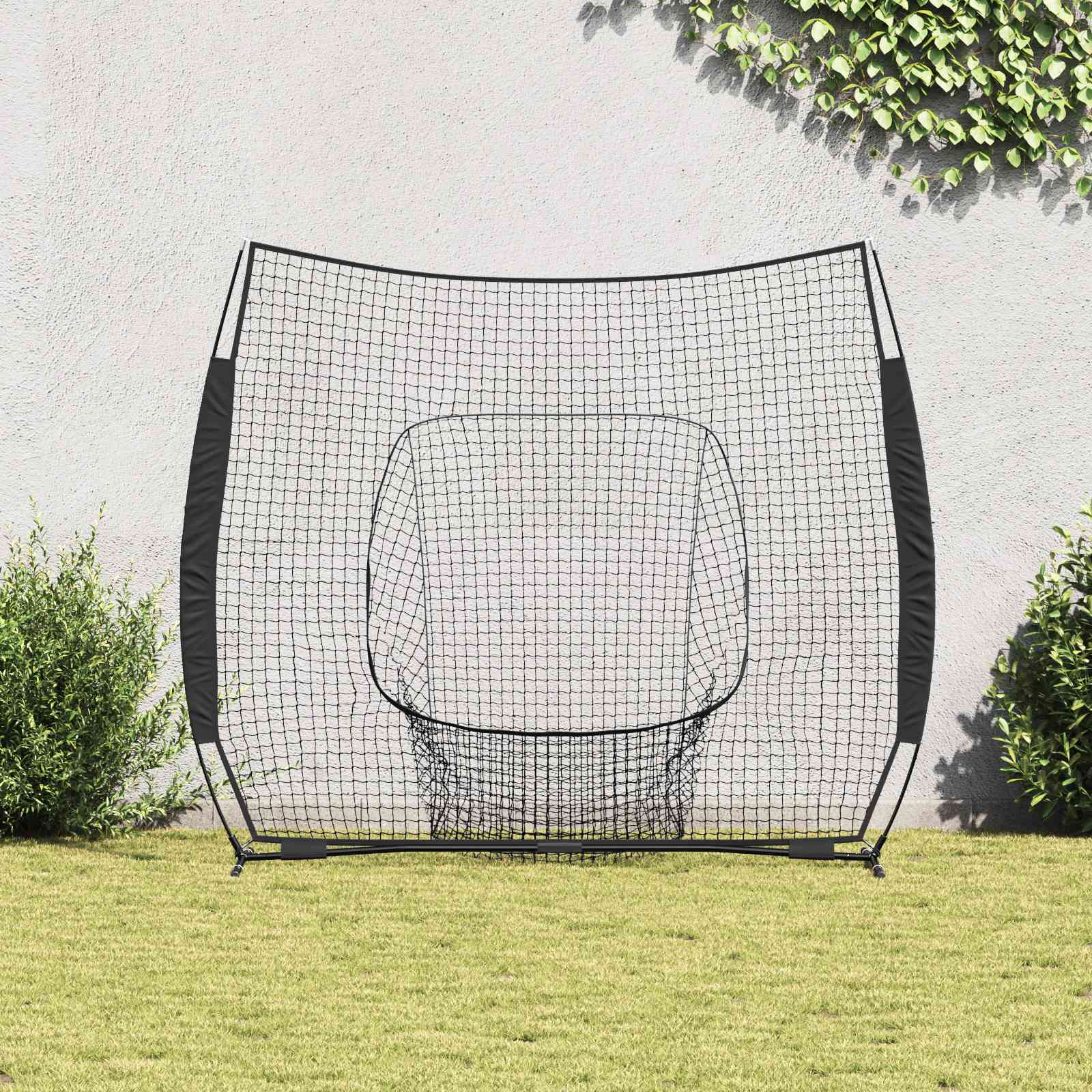 Baseball-Übungsnetz Schwarz 250 x 106 x 209 cm Polyester – Ansicht 3