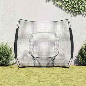 Síť na trénink baseballu Černá 250 x 106 x 209 cm Polyester - obrázek 3
