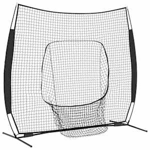 Síť na trénink baseballu Černá 250 x 106 x 209 cm Polyester - obrázek 7