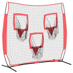 Síť na trénink baseballu Černá 214,5 x 89,5 x 181 cm Polyester - obrázek 7