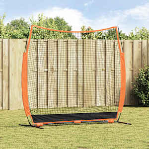 Mreža za vadbo baseballa Črna 250 x 106,5 x 210 cm Poliester