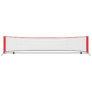 Tenisová síť Černá a červená 396 x 92 x 87 cm Polyester - obrázek 4