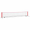 vidaXL Tennisiv&otilde;rk Must ja punane 494,5 x 90 x 87 cm Pol&uuml;ester