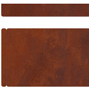 Okraj trávníku 4 pcs Rezavá 450 x 0,05 x 15 cm - obrázek 9