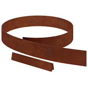 vidaXL Murupiire 4 tk 450 x 10 cm terase t&uuml;&uuml;p Rooste