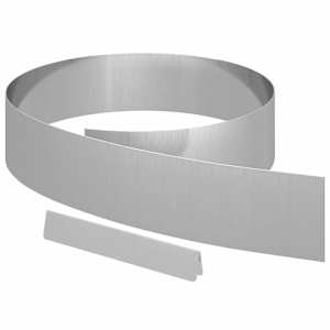 Okraj trávníku 4 pcs Stříbrná 450 x 0,05 x 15 cm - obrázek 2
