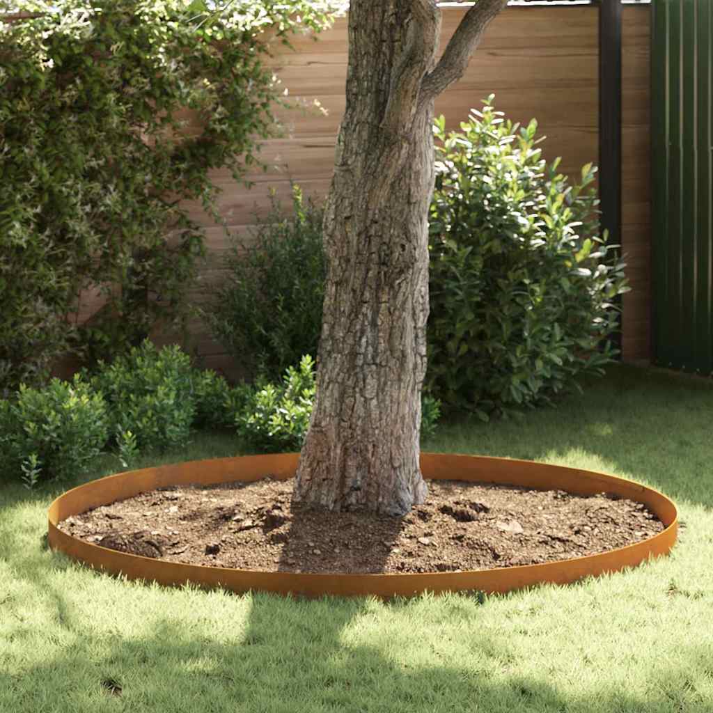 Záhradné obruby Hrdzavý 450 x 15 cm 868026