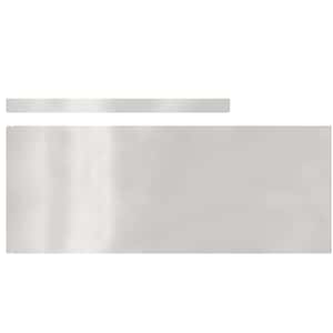 Okraj trávníku 4 pcs Stříbrná 450 x 0,05 x 20 cm Nerezová ocel - obrázek 7