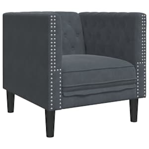 vidaXL Diivan Tumehall 74,5 x 71 x 70,5 cm Samet