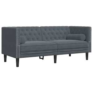 vidaXL Diivan Tumehall 174 x 74,5 x 70,5 cm Samet