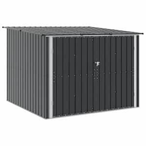 vidaXL Jalgratta kuur 3 tk Antratsiit 216 x 207 x 158 cm Metall