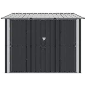 Kůlna na kolo 3 pcs Antracit 215 x 206 x 157 cm kov - obrázek 6
