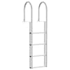 vidaXL 4-astmeline dokkredel H&otilde;bedane 45 &times;11,5 &times;162 cm Alumiinium