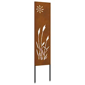 vidaXL Aia privaatsuse kate Rooste 32 x 140 cm terase t&uuml;&uuml;p