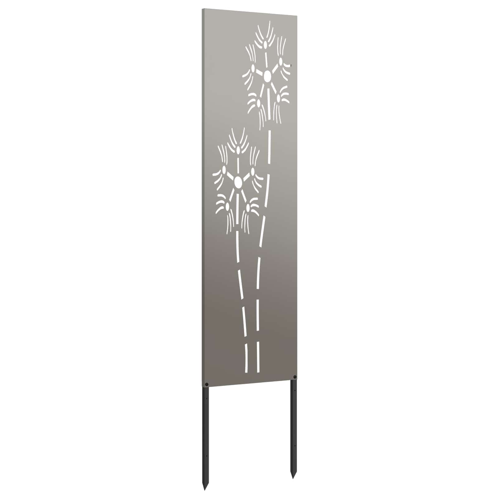 Soukromí na zahradě Rezavá 32 x 140 cm Povětrnostně odolná ocel - obrázek 5