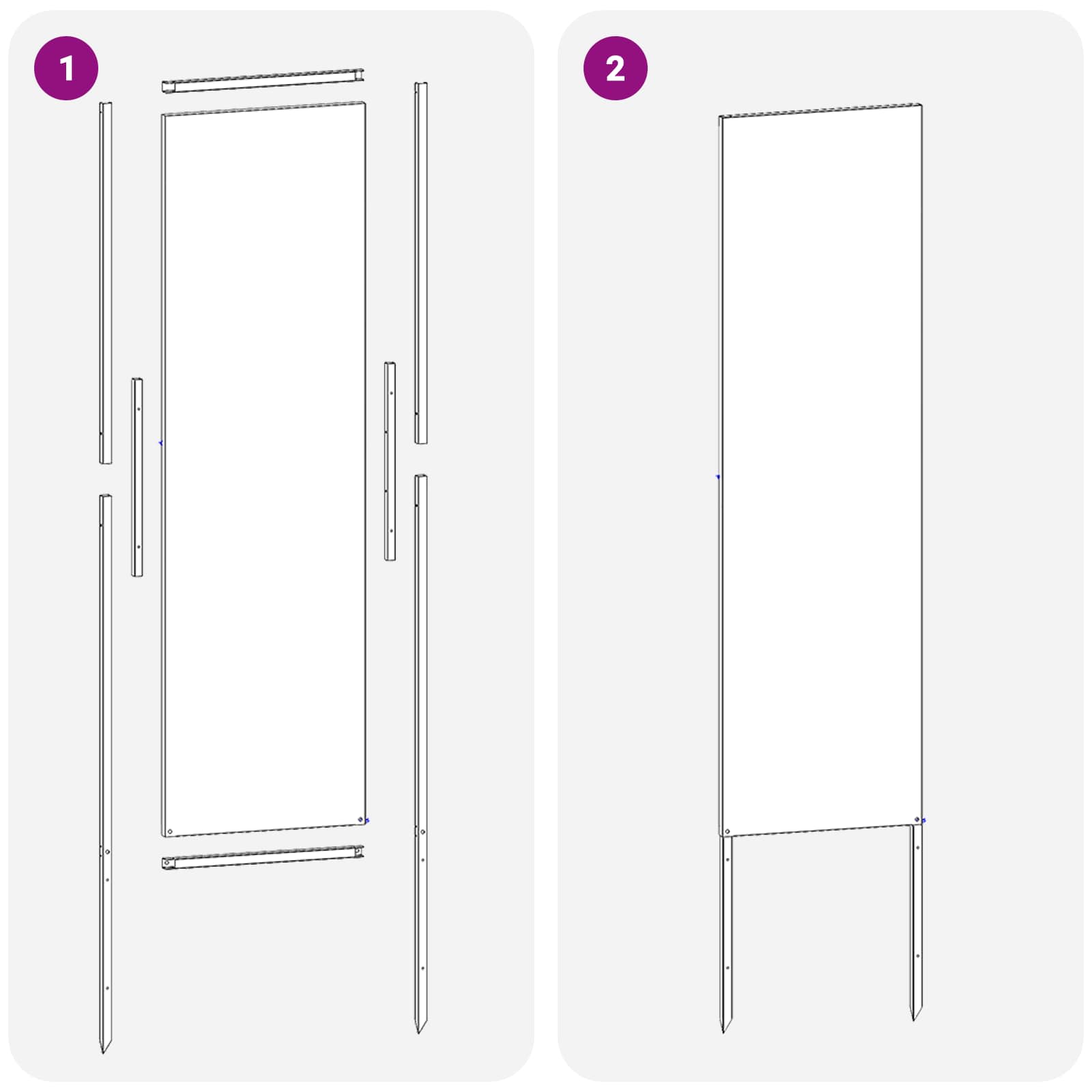 Tuin Privacy Screen Fretwerk Wit 32 x 140 cm Koudgewalst staal image 8