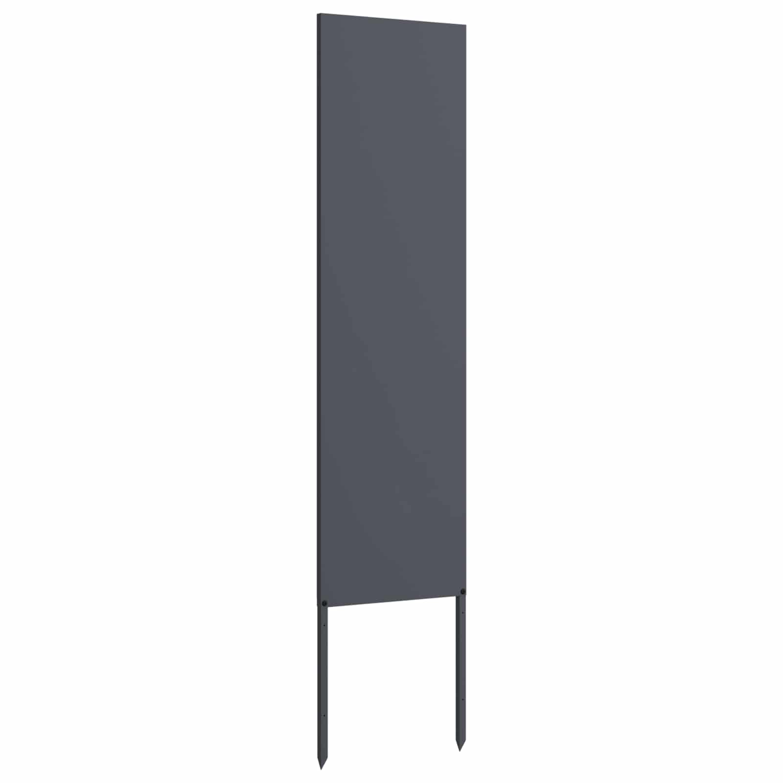 Soukromí na zahradě Antracit 32 x 140 cm Studeně válcovaná ocel - obrázek 5
