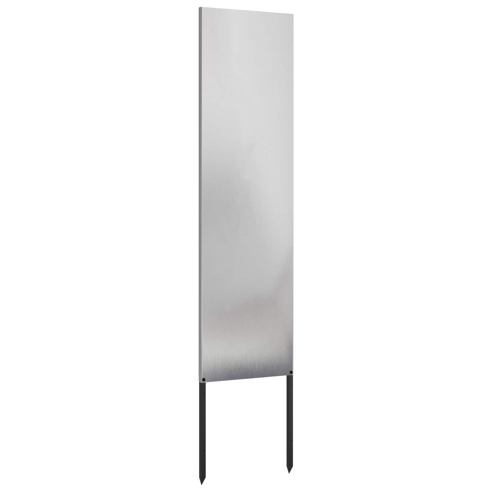 Tuin Privacy Screen Fretwerk Zilver 32 x 140 cm Roestvrij staal image 4