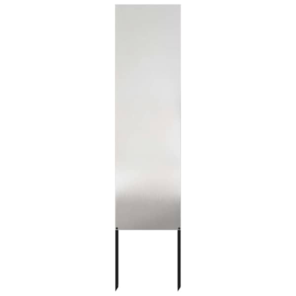 vidaXL Aia privaatsuse kate H&otilde;bedane 32 x 140 cm Roostevaba teras