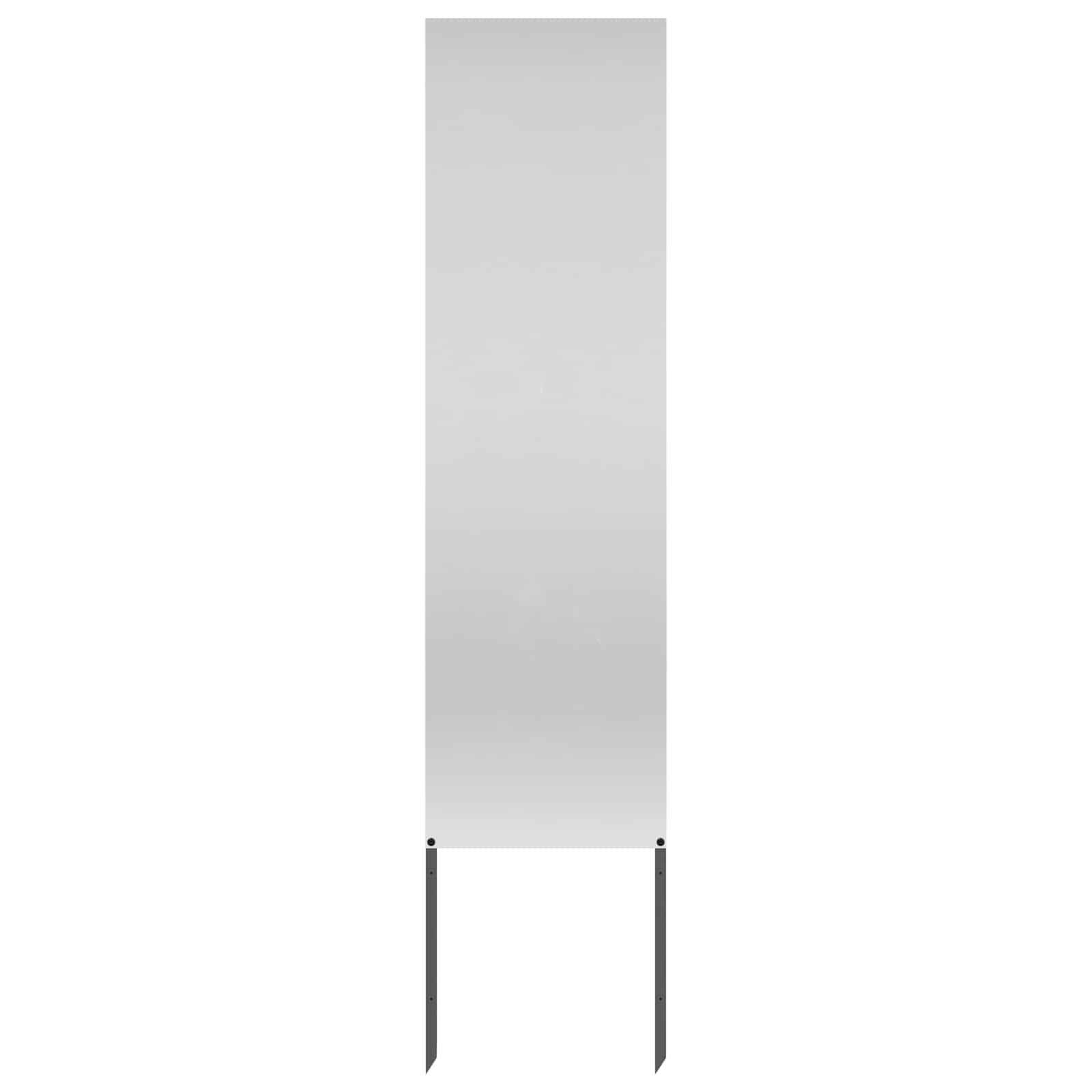 vidaXL Soukromí na zahradě Stříbrná 32 x 140 cm Pozinkovaná ocel