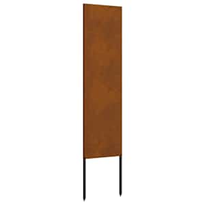 Soukromí na zahradě Rezavá 32 x 140 cm Povětrnostně odolná ocel - obrázek 2