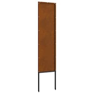 Soukromí na zahradě Rezavá 32 x 140 cm Povětrnostně odolná ocel - obrázek 7
