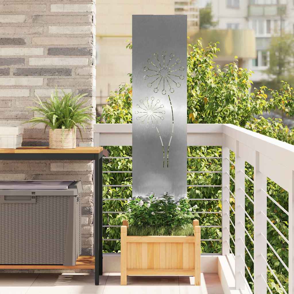 vidaXL Ecran de intimitate pentru grădină Argintiu 32 x 140 cm