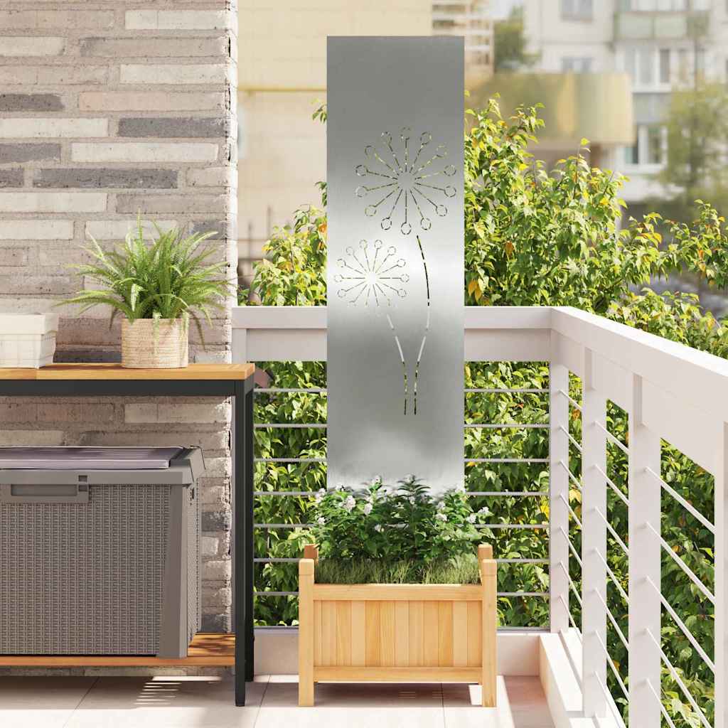vidaXL Ecran de intimitate pentru grădină Argintiu 32 x 140 cm