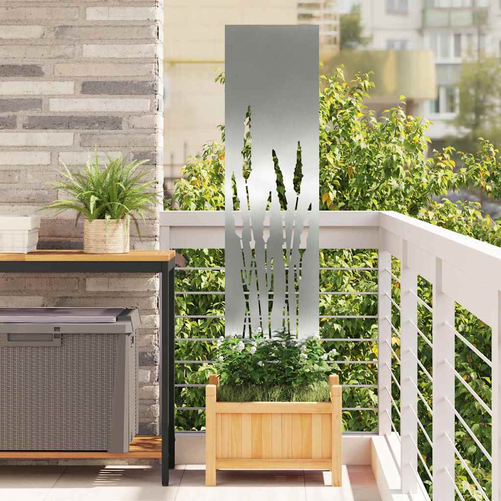 vidaXL Ecran de intimitate pentru grădină Argintiu 32 x 140 cm