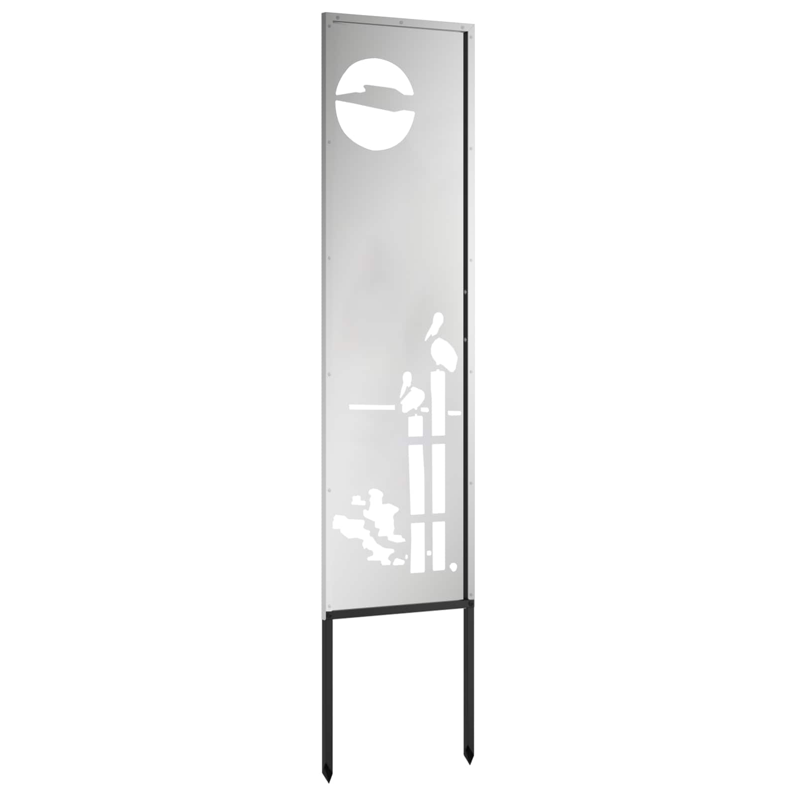 Tuin Privacy Screen Zilver 32 x 140 cm Gegalvaniseerd staal image 5
