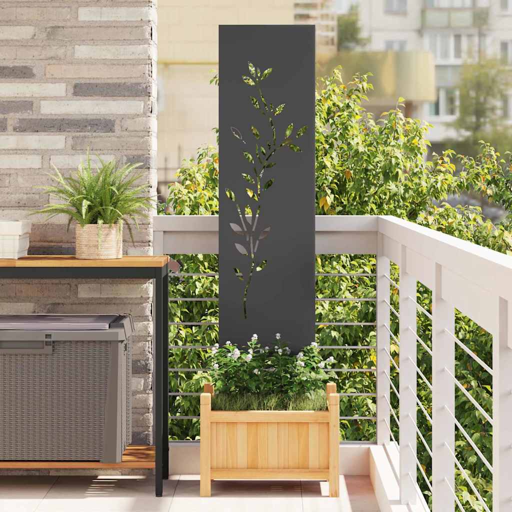 Aia Dekoratiivpaneel Must 32 x 140 cm Külmpruun teras