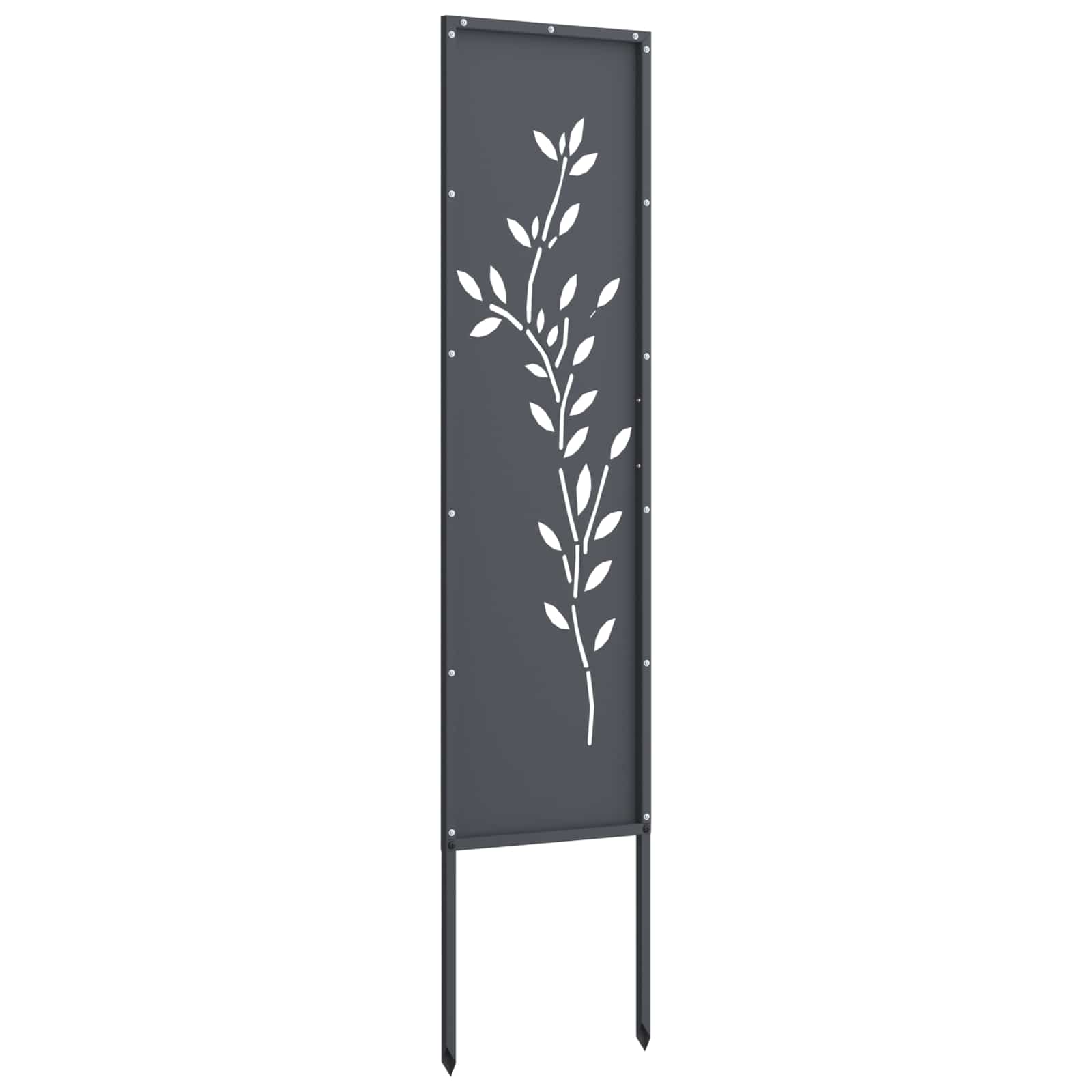 Tuin Privacy Screen Antraciet 32 x 140 cm Koudgewalst staal image 5