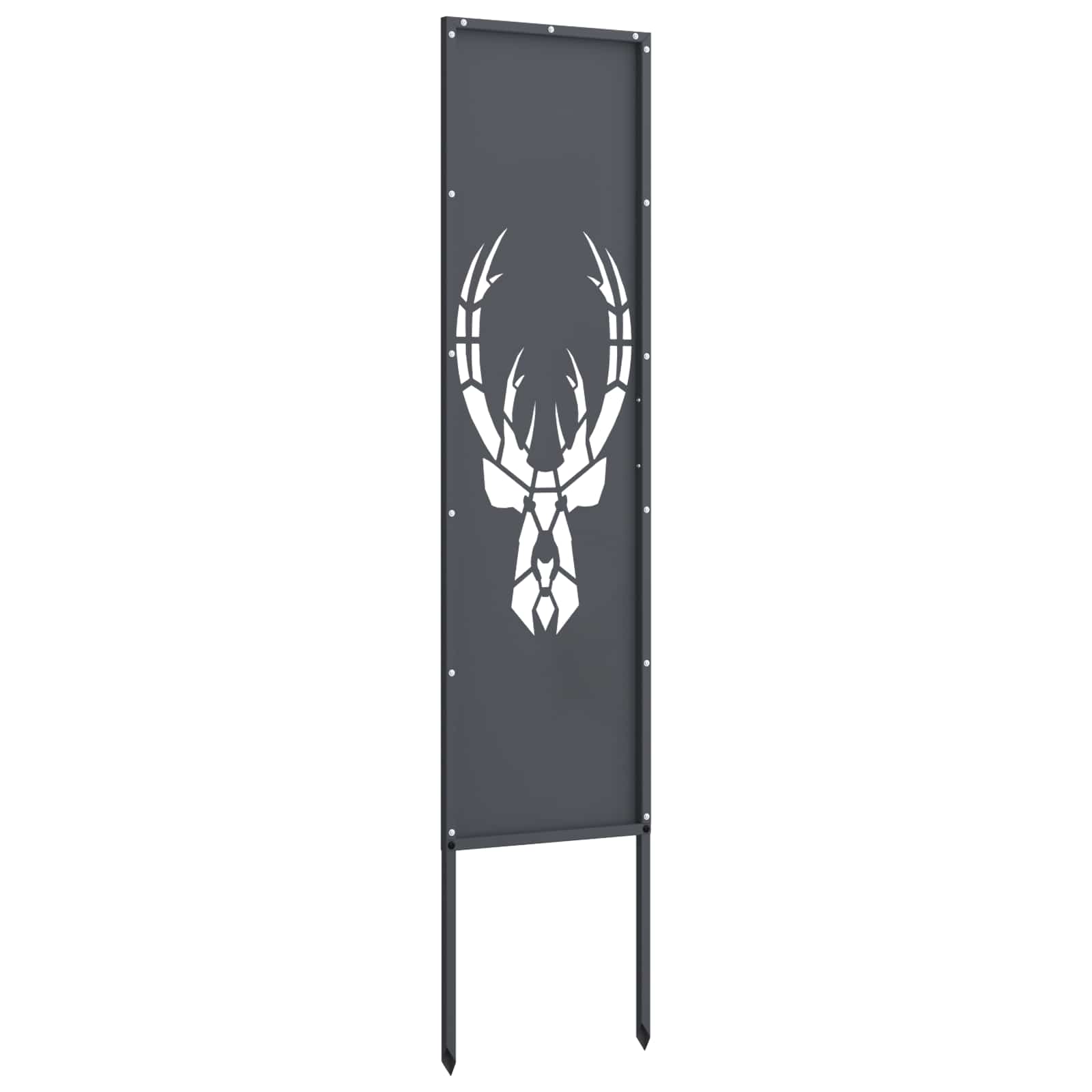 Tuin Privacy Screen Antraciet 32 x 140 cm Koudgewalst staal image 5