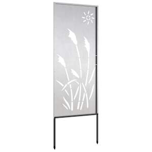 Soukromí na zahradě Řezací Stříbrná 50 x 140 cm Nerezová ocel - obrázek 5