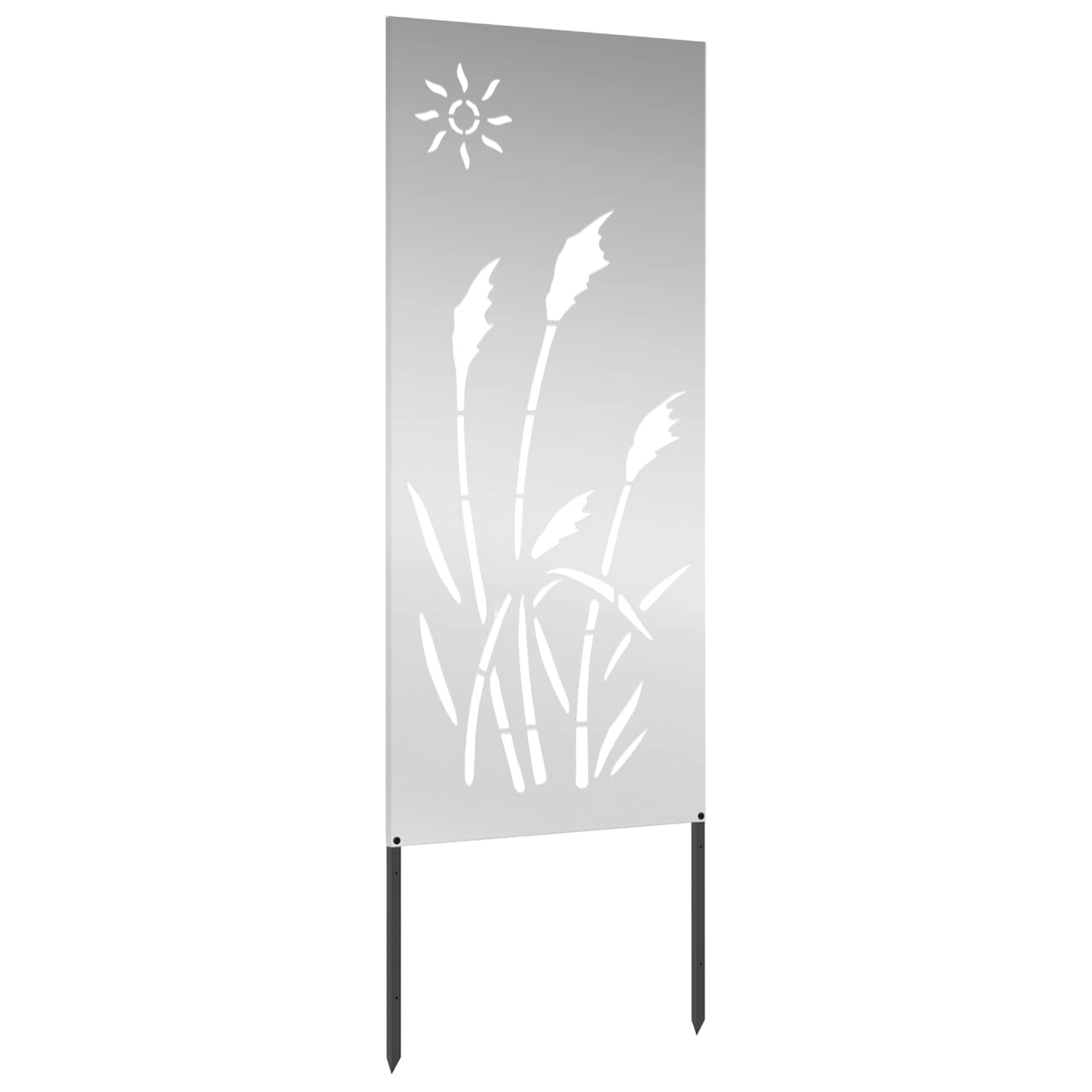 Tuin Privacy Screen Zilver 50 x 140 cm Gegalvaniseerd staal image 5