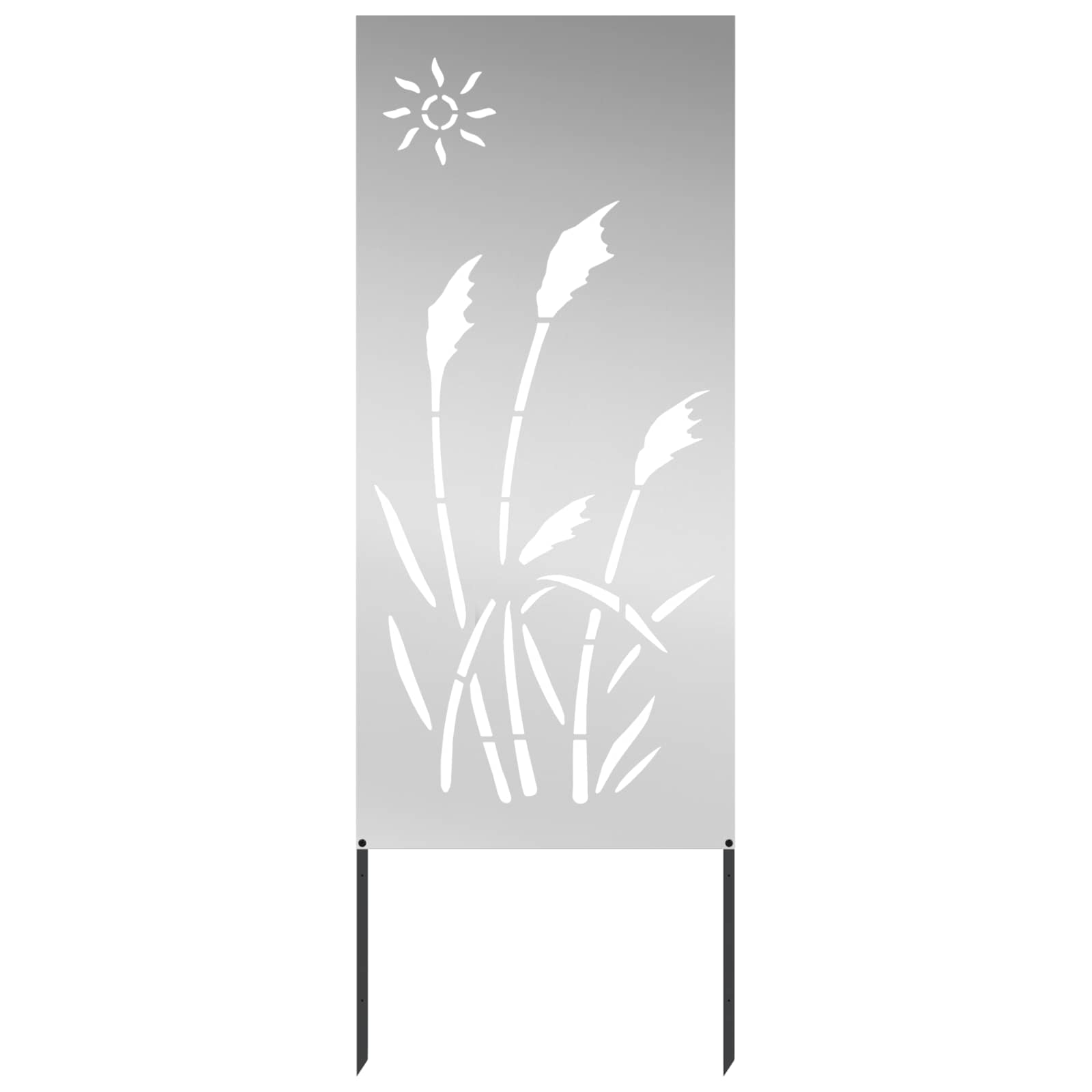Tuin Privacy Screen Zilver 50 x 140 cm Gegalvaniseerd staal image 2