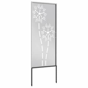 Soukromí na zahradě Řezací Stříbrná 50 x 140 cm Nerezová ocel - obrázek 5