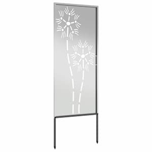 Soukromí na zahradě Stříbrná 50 x 140 cm Pozinkovaná ocel - obrázek 5