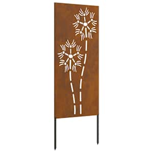 Soukromí na zahradě Rezavá 50 x 140 cm Povětrnostně odolná ocel - obrázek 1