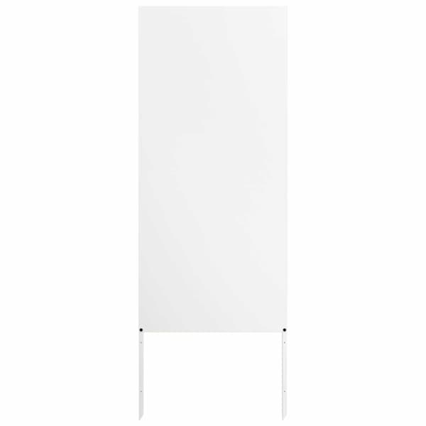 vidaXL Aia privaatsuse kate Valge 50 x 140 cm K&uuml;lmpruun teras