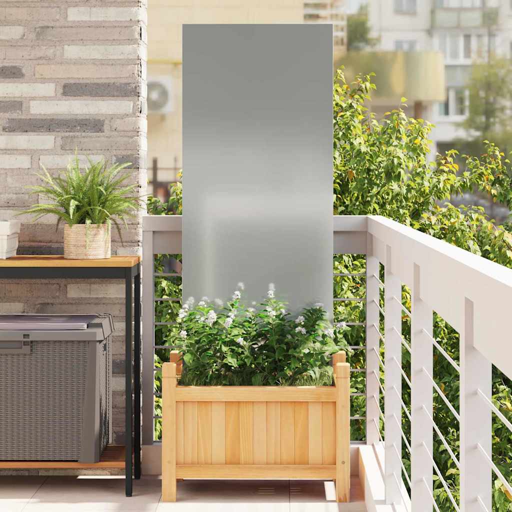 Tuin Privacy Screen Zilver 50 x 140 cm Gegalvaniseerd staal
