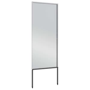 Soukromí na zahradě Stříbrná 50 x 140 cm Pozinkovaná ocel - obrázek 5