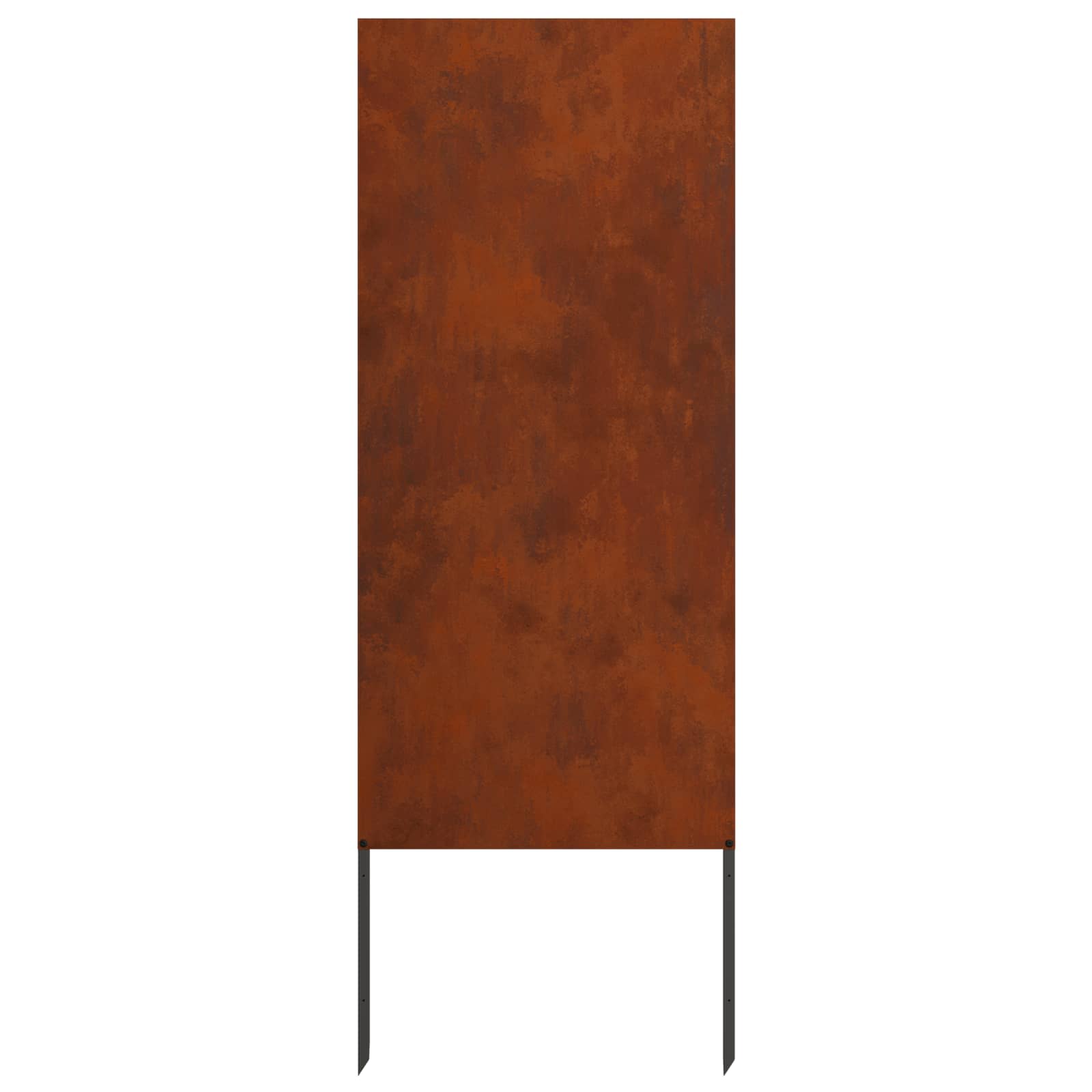 Zaslon za zasebnost v vrtu Rjav 50 x 140 cm Odporno jeklo - slika 3