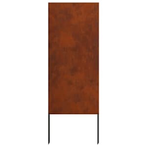 Soukromí na zahradě Rezavá 50 x 140 cm Povětrnostně odolná ocel - obrázek 3