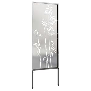 Soukromí na zahradě Stříbrná 50 x 140 cm Nerezová ocel - obrázek 5