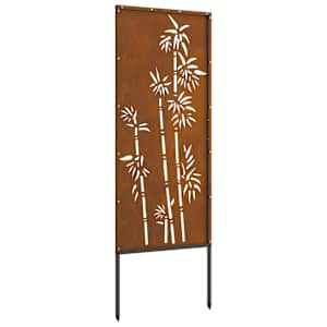 Soukromí na zahradě Rezavá 50 x 140 cm Povětrnostně odolná ocel - obrázek 6