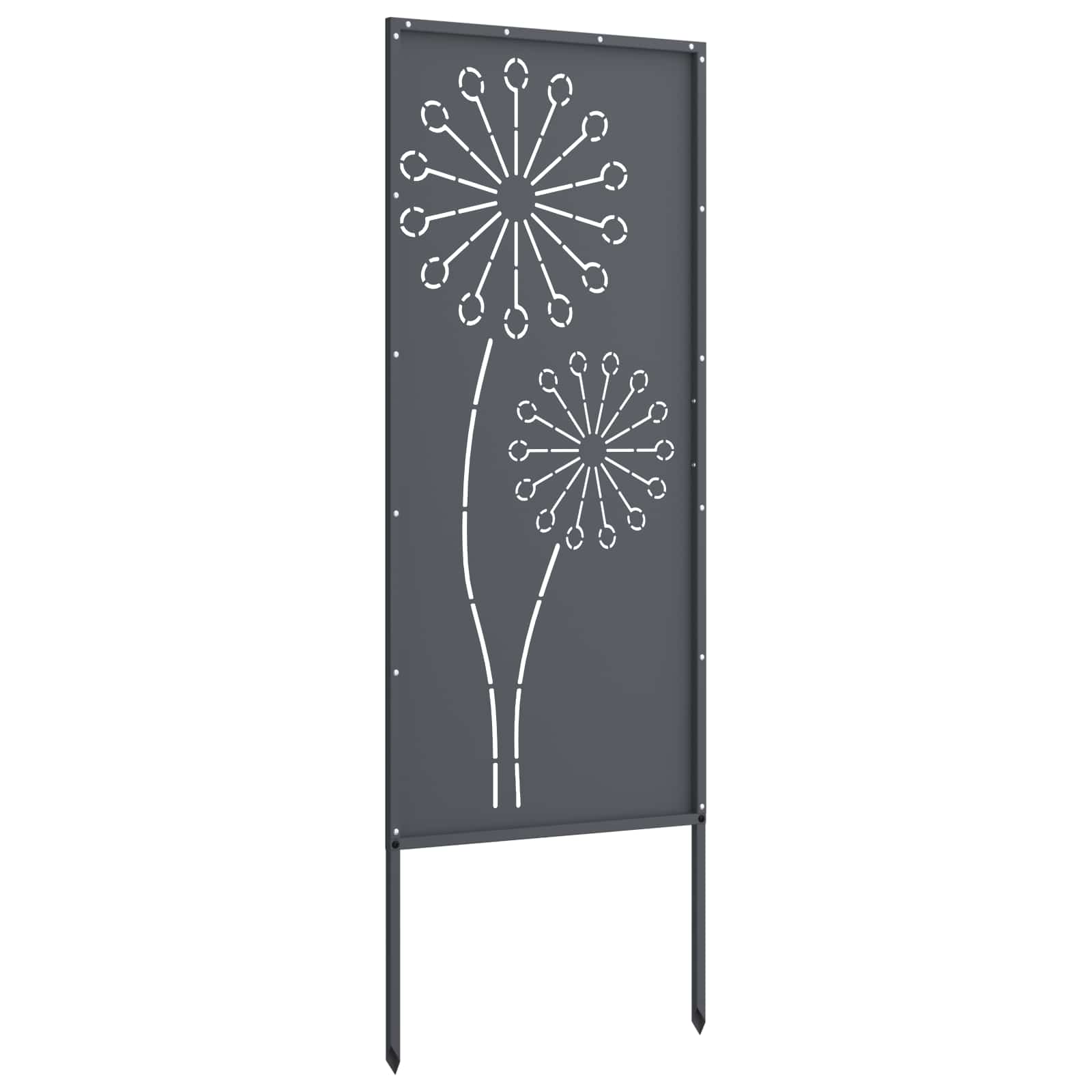 Tuin Privacy Screen Antraciet 50 x 140 cm Koudgewalst staal image 5