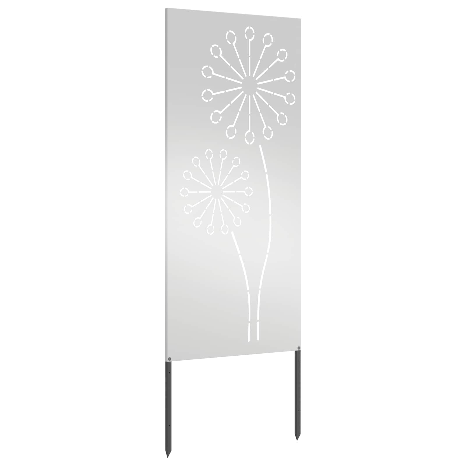 Tuin Privacy Screen Zilver 50 x 140 cm Gegalvaniseerd staal image 4