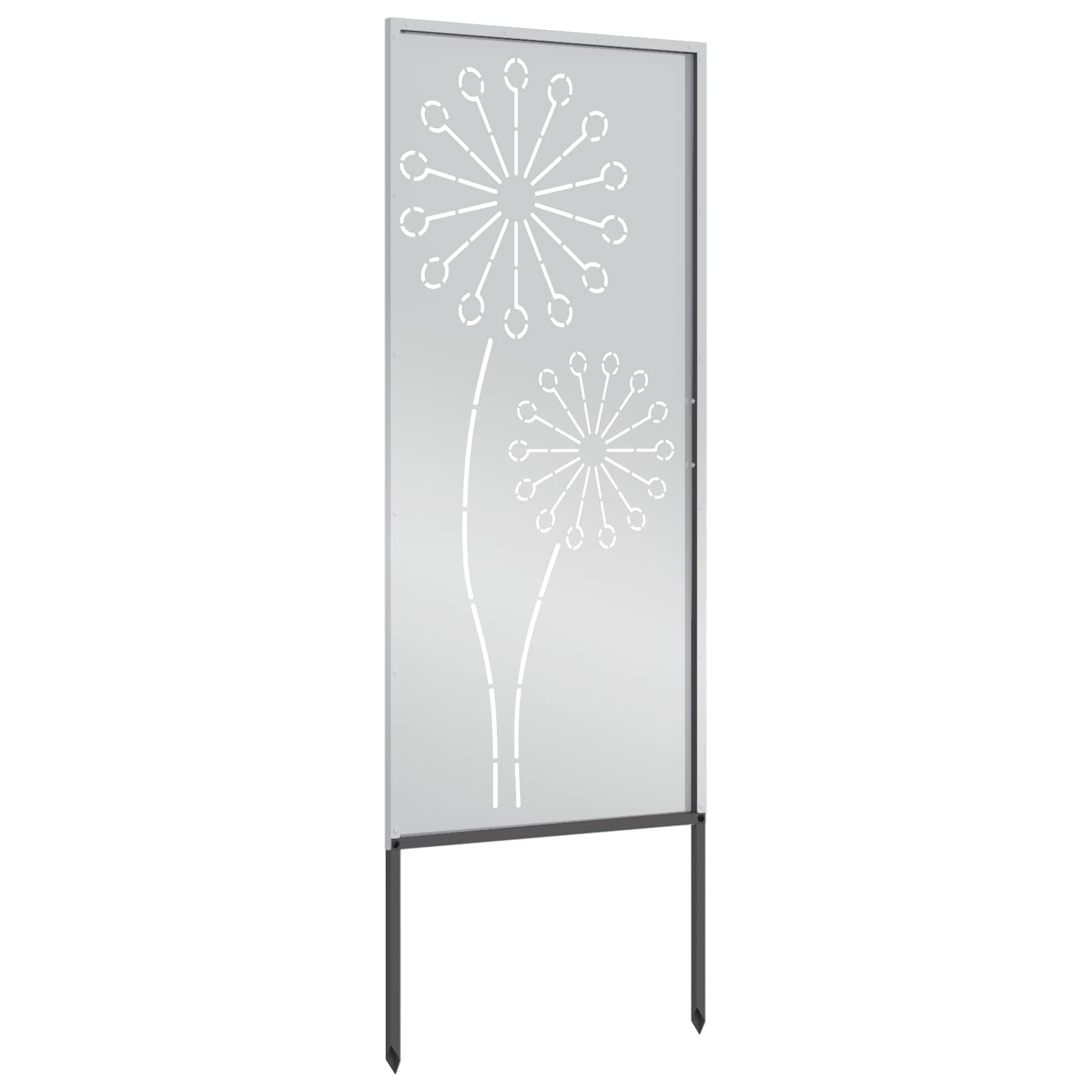 Tuin Privacy Screen Zilver 50 x 140 cm Gegalvaniseerd staal image 5